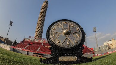 لقطة أرشيفية لدرع الدوري العام المصري ...